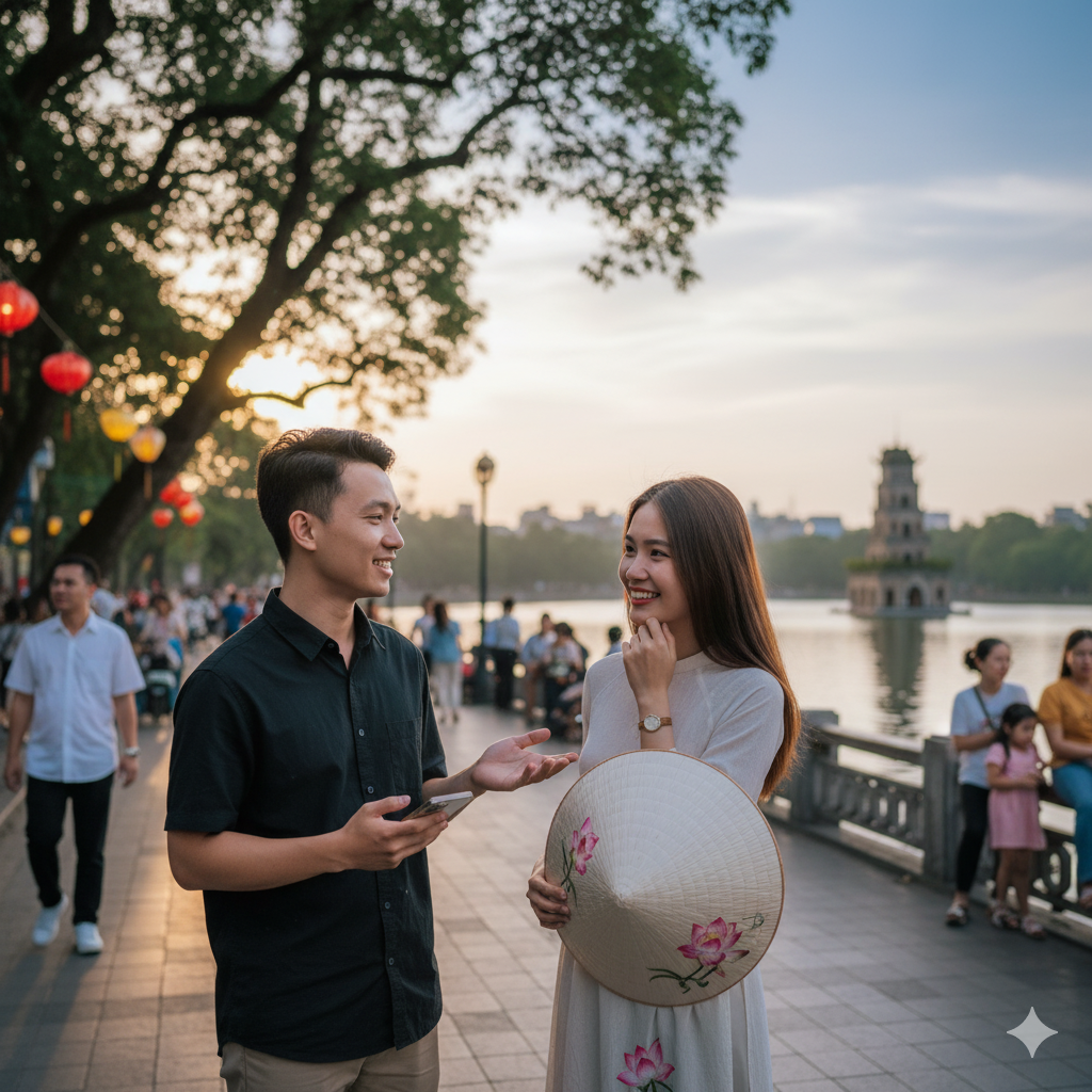 [越南語] 初級教材A1第04課：下次穿奧黛給我看吧！