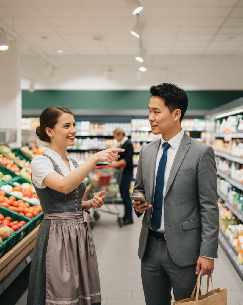 [德語] 初級教材A1第07課：請您直走再右轉