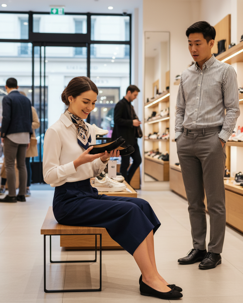 [法語] 初級教材A1第08課：鞋子不貴，只要40歐元