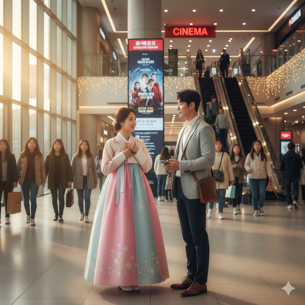 [韓語] TOPIK一級第04課：電影院是在哪裡？