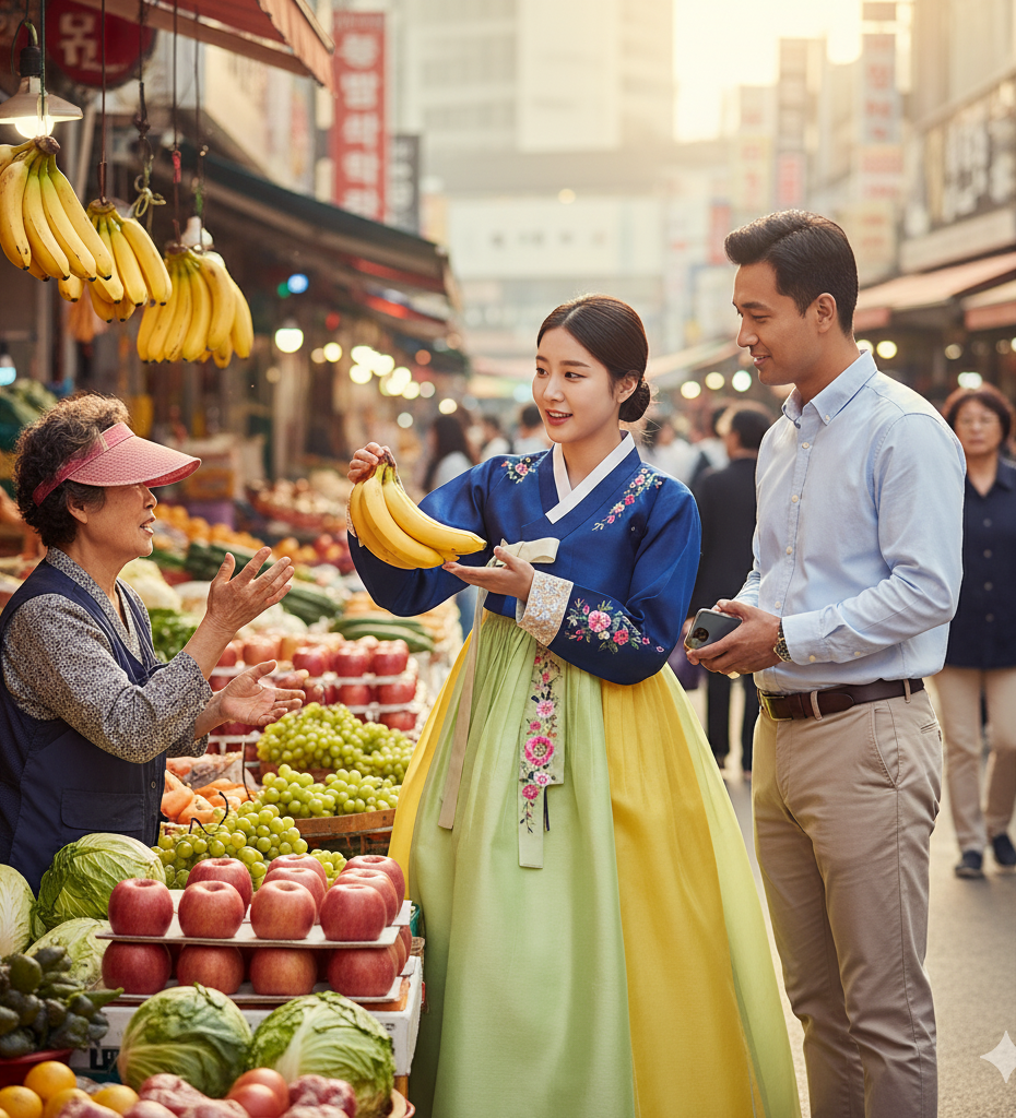 [韓語] TOPIK一級第06課：這香蕉多少錢